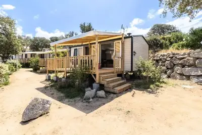 Image de Komfort-Mobilheim mit 3 Zimmern, 4 Personen, Klimaanlage + Tv