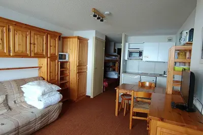 Image de Appartement face aux pistes à Montgenèvre - 4 pers, balcon, parking