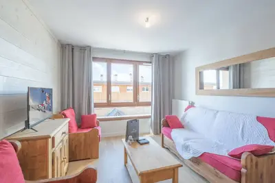 Image de Appartement moderne 2 pièces, proche pistes et commodités, Huez