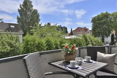Image de Die Wunderschöne, Moderne 2 Zimmer Ferienwohnung \"silberperle\" mit Balkon Liegt in Strandnähe