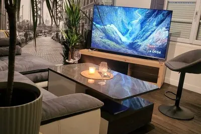 Image de T2 Cosy calme au Rdc Parking privé Tv 165 cm Netflix\/Wi-Fi