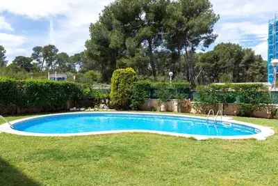 Image de Bel appartement pour 4 personnes avec piscine, climatisation, Wifi, Tv, terrasse et parking