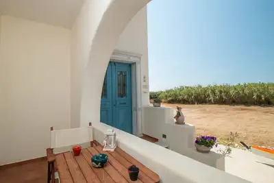 Image de Appartement dans un hôtel '9 Muses Hotel Thalia' avec vue sur la mer, Wi-Fi et climatisation