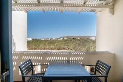 Appartement dans un hôtel '9 Muses Hotel Urania' avec vue sur mer, Wi-Fi et climatisation
