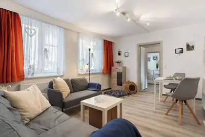 Image de Maison de vacances 'Wanderpfotens Ostsee Ferienhaus' avec terrasse privée, jardin privé et Wi-Fi