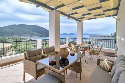 Image de Appartement \"Panorama 2\" avec vue sur la mer, Wi-Fi et climatisation