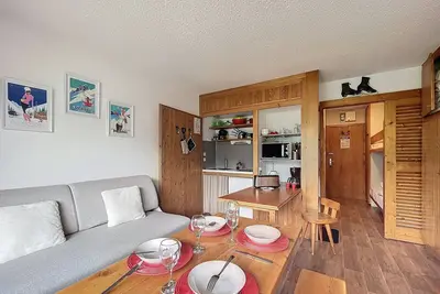 Image de Studio fonctionnel près des pistes et commerces avec WiFi
