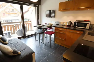 Image de Appartement Central aux Gets - Confort Moderne à Proximité des Pistes et Commerces