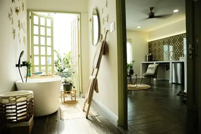 Image de Rare Rooftop 1Br Apt Sunny Garden Bacony Bathtub Central D3 Street Food Paradise