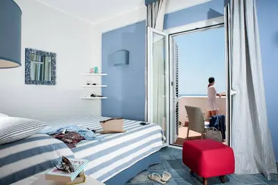 Porpora - Apartment with sea view located inside the Residence le Ruve Bianche with swimming pool and private beach