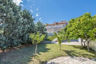 Image de Grande terrasse avec vue sur la mer, plage à 200 mètres