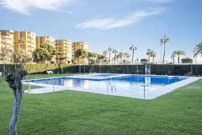 Appartement de vacances \"Miramar\" avec piscine partagée, terrasse privée et Wi-Fi