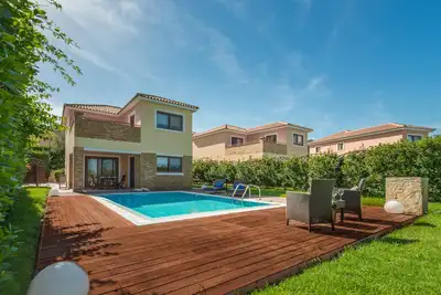 Villa with  sea view and  private swimming pool. \n