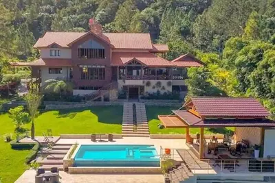 Image de 4br 🔆Wood〽️Luxury Mountain⛰Villa @Jarabacoa▪️Family▪️ Heated Pool▪️Bbq