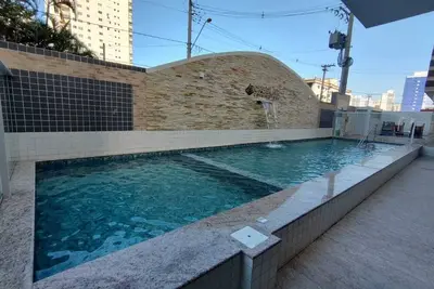 Image de Apto Novo em Praia Grande 5 Minutos da Praia, com Piscina, Area de Lazer