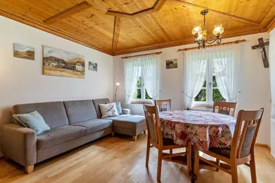 Image de Appartement Eg, 85qm, 2 chambres Ă coucher, max. 4 personnes avec vue sur le jardin paysan