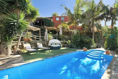 Image de Maison de vacances 'Casa El Retiro' avec vue sur la mer, Wi-Fi et climatisation