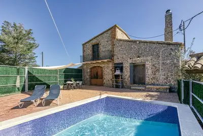 Image de Maison de vacances 'Gavarres1' avec vue sur les montagnes, piscine privée et terrasse privée