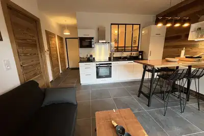 Image de Châtel: Appartement neuf 4 pers, terrasse, parking, local à skis, wifi, ménage inclus