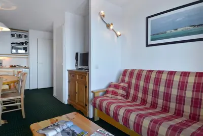 Image de Appartement divisible, accès direct aux pistes, balcon, animaux admis