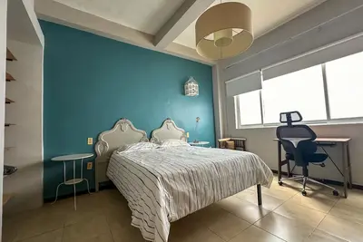 Image de Cozy Room at Roma Norte: Queen Size Bed with Private Bathroom