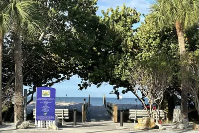 The Seaside Cottages are located just across the street from Indian Rocks Beach!