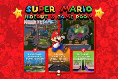 Image de All Inclusive  Super Mario Hideout Arcade PIckleball Pool Slide