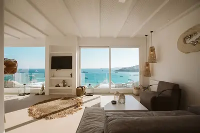 Villa à Myconos avec 3 chambres à coucher, 6 couchages