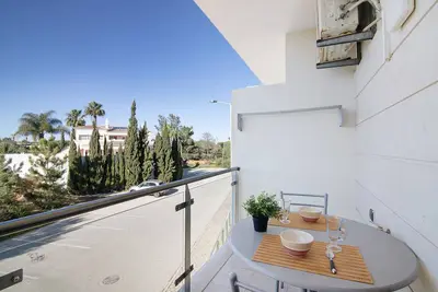 Image de Appartement 'Algarve Paraíso Monte Da Balaia' avec vue sur les montagnes, Wi-Fi et climatisation