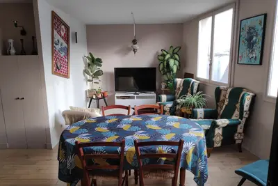 Image de Paris apt lumineux 68 m² near Montmartre -4per - Arena Porte de la Chapelle 1 km