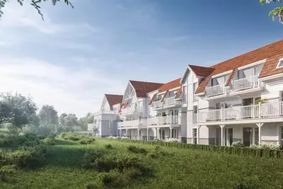 Image de Appartement F3 \/ 6 pers à 250m de la mer avec accès piscine