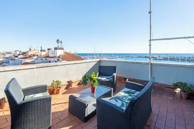 Image de Appartement 'Dúplex Puerto' avec vue sur mer et balcon