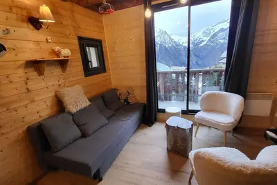 Image de Appt cosy 4 pers, balcon vue montagne