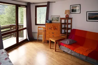 Image de Grand studio cabine pour 6, proche des pistes, avec balcon et box à skis - Les Orres