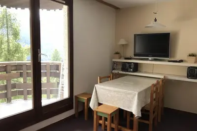 Image de Studio 4 pers. au cœur des Orres 1650, balcon, proche pistes et commerces