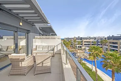Image de Appartement 'Flamenca Village' avec piscine partagée, Wi-Fi et climatisation