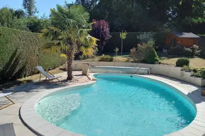 Image de Spacieuse chambre avec piscine chauffée