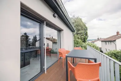 Image de Appartement 'Ferienwohnung Alpenblick 75qm' avec jardin partagé, balcon et Wi-Fi