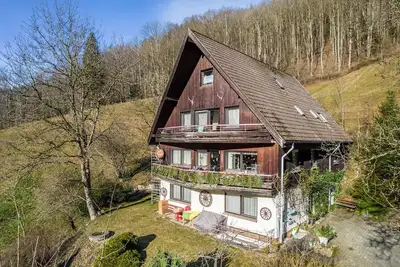 Image de Appartement 'Ferienwohnung Frechehof 74qm' avec vue sur les montagnes, terrasse privée et Wi-Fi
