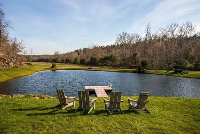Image de Riverfront Estate w/ Swimming Pond & Hiking Trails