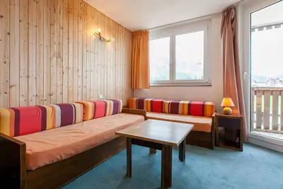 Charmant 2p, 5 pers, balcon sud au cœur d'Avoriaz, accès facile aux pistes et commerces