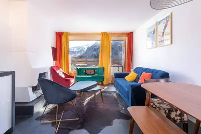 Avoriaz : Apt 2 chambres, 6 pers, balcon, Wifi