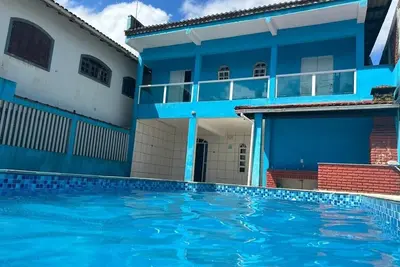 Image de Casa pĂ© na Areia a 50m do mar Piscina Grande, Casa Para FamĂlias atĂ© 20 Pessoas