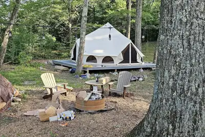 Image de West Branch Del Fly Fishing Glamp\/Camp Monument Pool Private Access\nNew 2024\n\n
