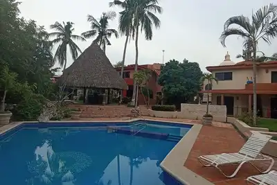 Image de Gorgeous traditional Spanish Colonial Villa, Flamingos Golf course Banderas Bay\n