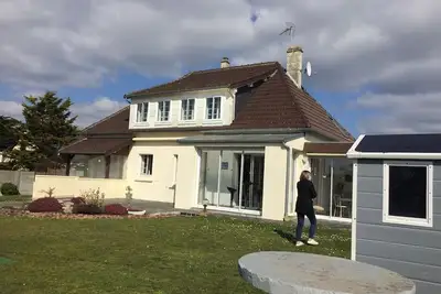 Image de Maison 30m de la plage - 11 à 15 pers - vue mer depuis l'étage - chiens acceptés