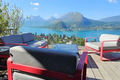 Image de Vue exceptionnelle sur le lac d'Annecy