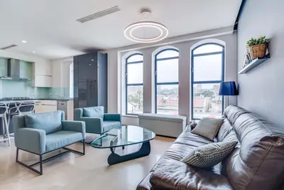 Luxurious apartment in Shaarei Chessed with multiple master suites and lounge.