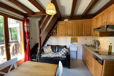 Image de Charmant appartement près des pistes, avec mezzanine et balcon, parking et Wifi à Châtel