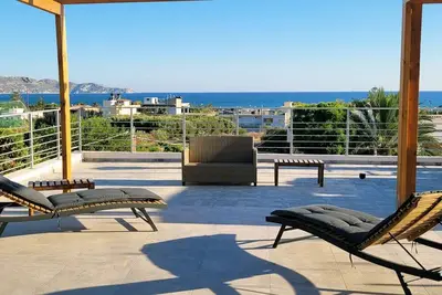 Image de Crete aparthouse Nort\nModern Apartment with Shared Sea View Patio near beach